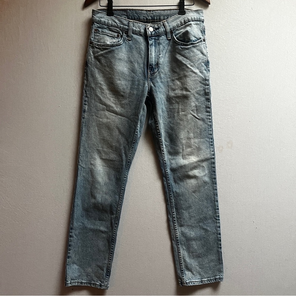 Levis 511 Slim Fit Straight Leg Light Blue Denim Jeans Mens 31